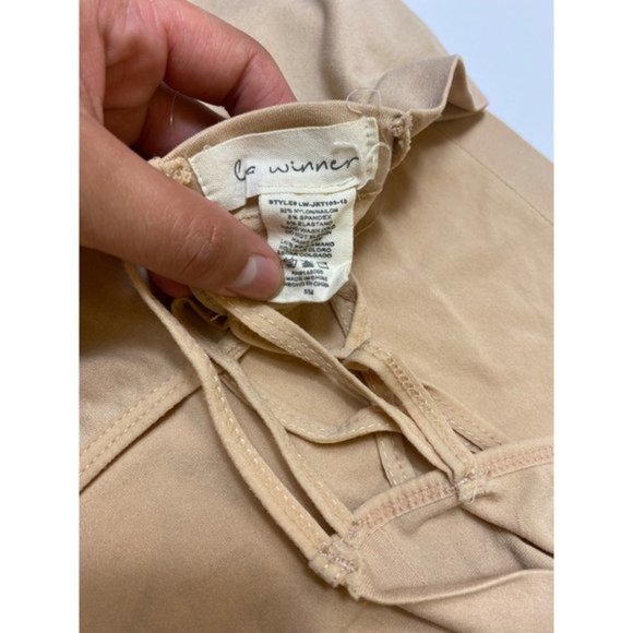 La Winner Beige Off The Shoulder Bodysuit- size small/medium - Picture 7 of 7